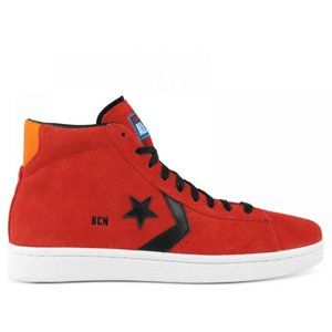 NIB Converse Pro Leather Plus Mid BCN Red/Orange/Black 134769C US Mens 11